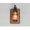 Maxim Lighting Black Forest 1-Light " Wide Black / Ashbury Wall Sconce 10301BKASB - alternate 3